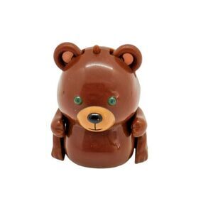 Vintage Tomy Micro Pets Brown Bear - 2002‎